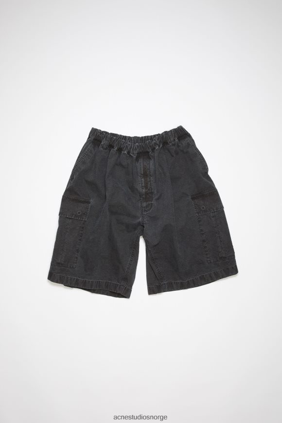 Acne Studios ripstop shorts N2PP4F1079 klær svart