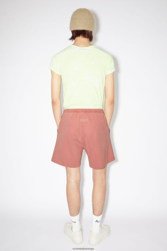 Acne Studios sweatshorts i bomull N2PP4F1080 klær vintage rosa