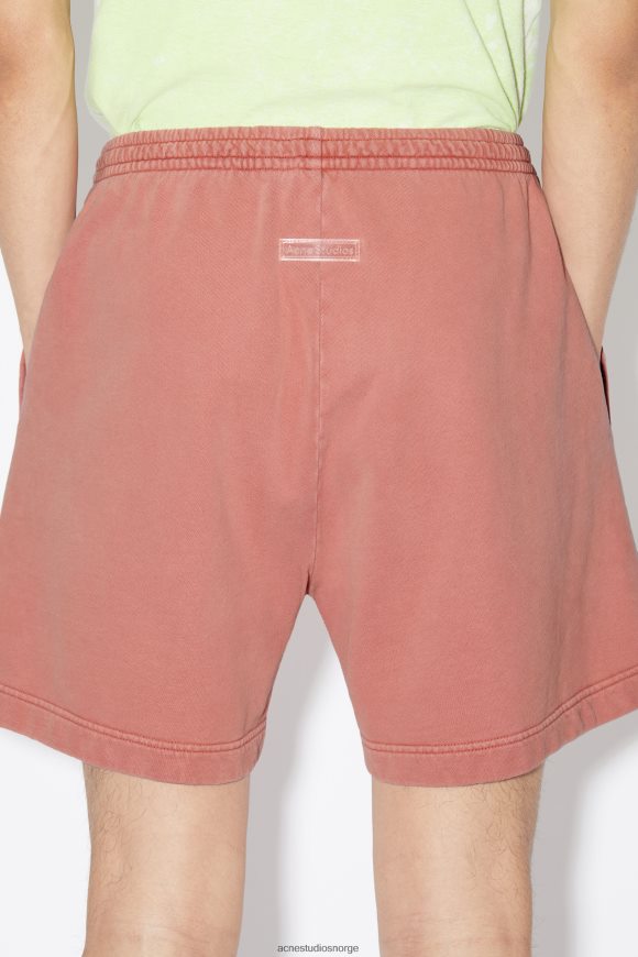 Acne Studios sweatshorts i bomull N2PP4F1080 klær vintage rosa