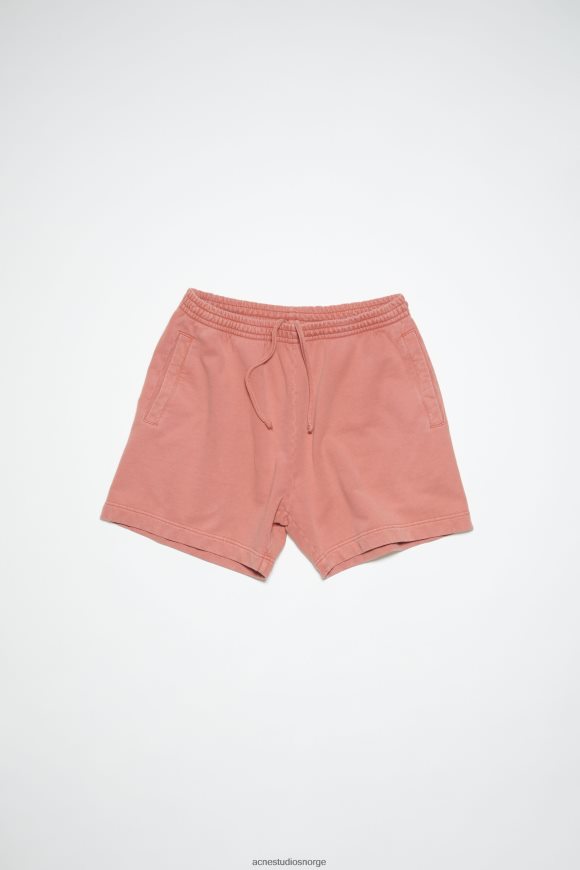 Acne Studios sweatshorts i bomull N2PP4F1080 klær vintage rosa