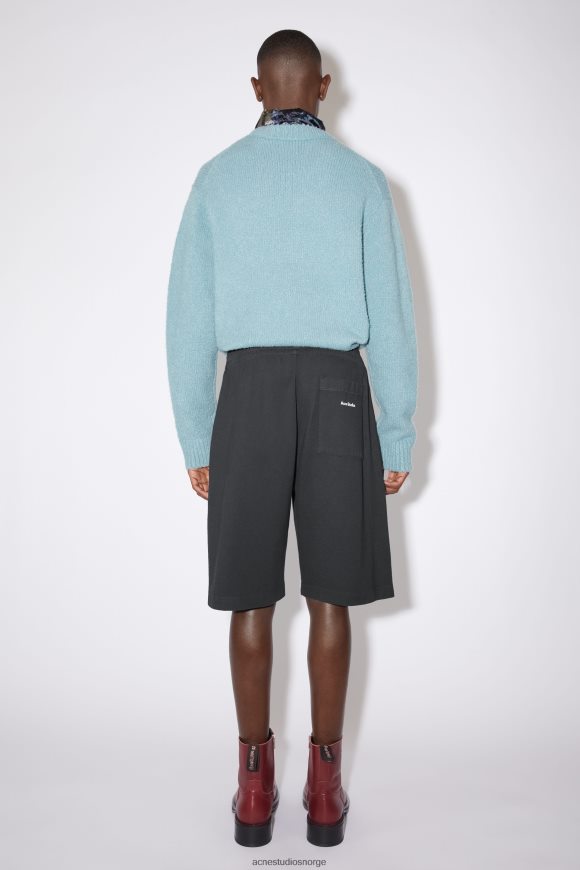 Acne Studios sweatshorts i bomull N2PP4F1081 klær svart