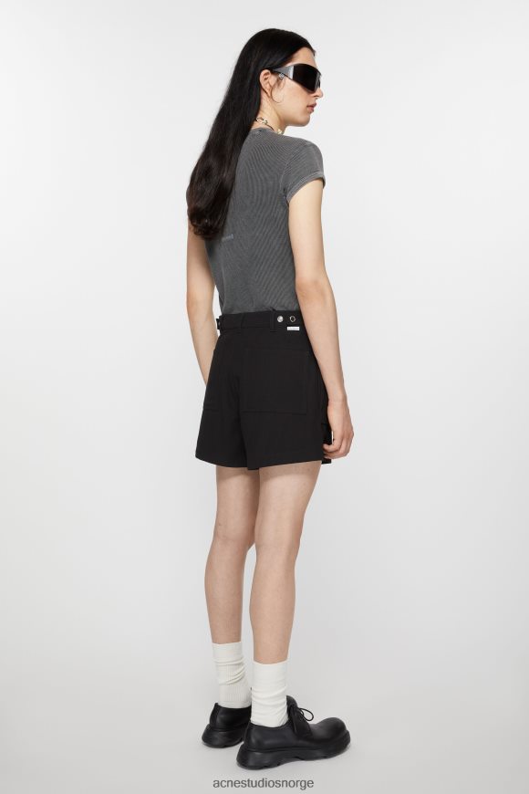 Acne Studios twill shorts N2PP4F1067 klær svart