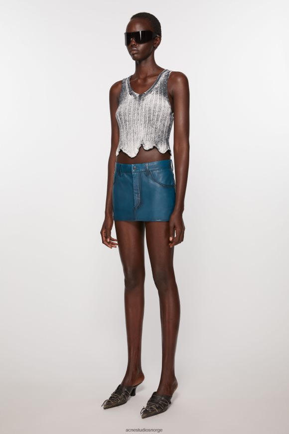 Acne Studios skinnskjørt N2PP4F266 klær blå svart