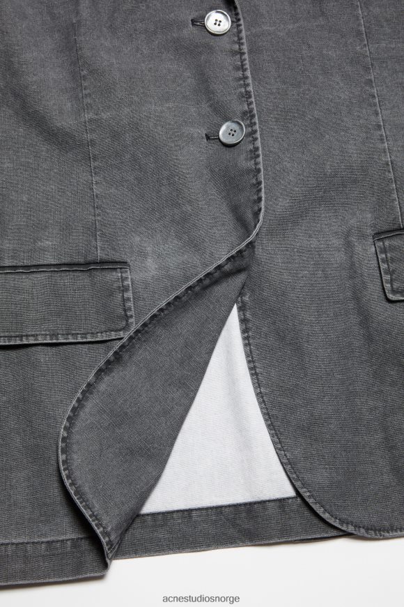 Acne Studios dressjakke med avslappet passform N2PP4F126 klær svart