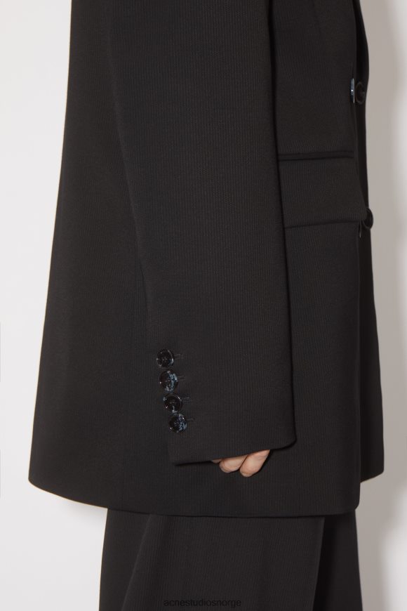 Acne Studios dressjakke med avslappet passform N2PP4F135 klær svart