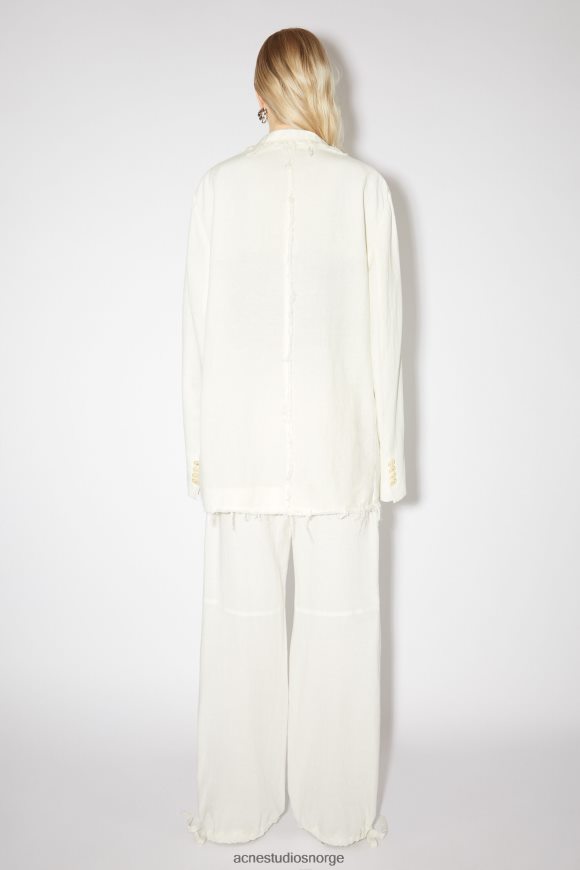 Acne Studios dressjakke med avslappet passform N2PP4F136 klær varm hvit