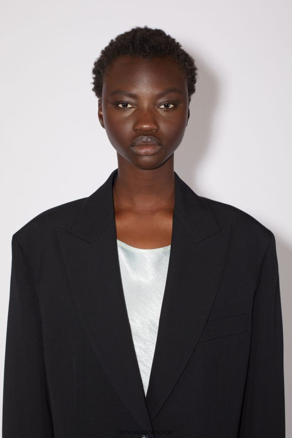 Acne Studios dressjakke med avslappet passform N2PP4F409 klær svart