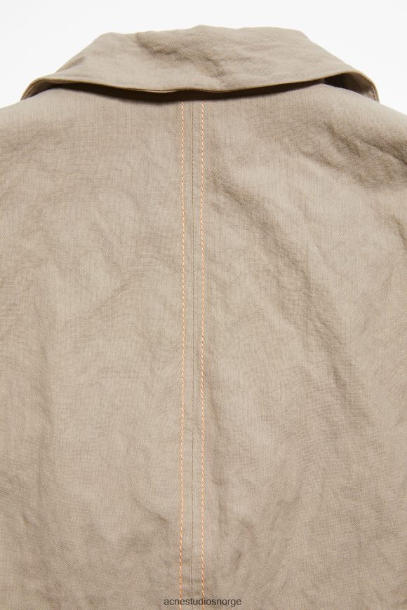 Acne Studios dressjakke med normal passform N2PP4F122 klær kald beige