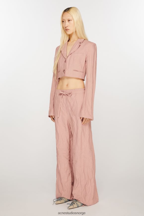 Acne Studios dressjakke med normal passform N2PP4F129 klær gammelrosa