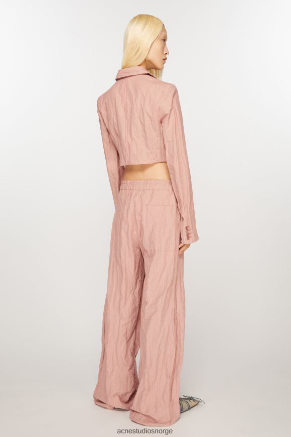 Acne Studios dressjakke med normal passform N2PP4F129 klær gammelrosa