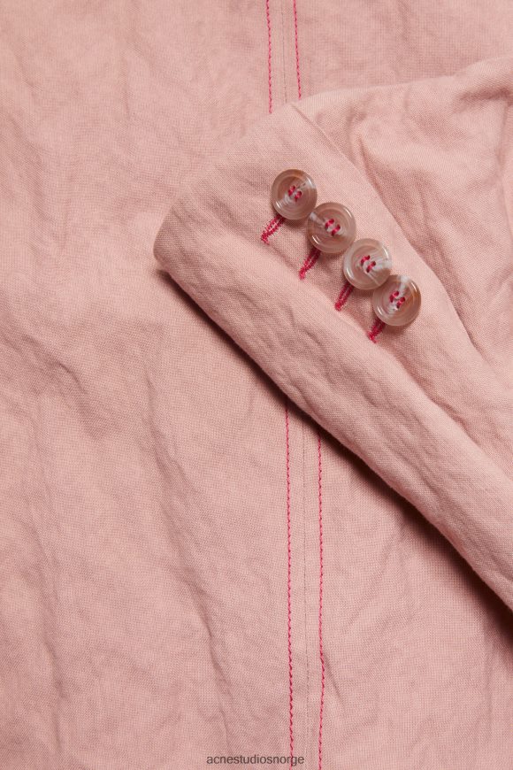 Acne Studios dressjakke med normal passform N2PP4F129 klær gammelrosa