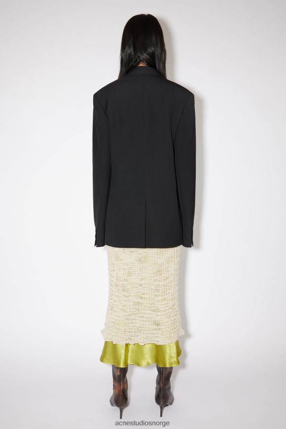 Acne Studios dressjakke med normal passform N2PP4F130 klær svart