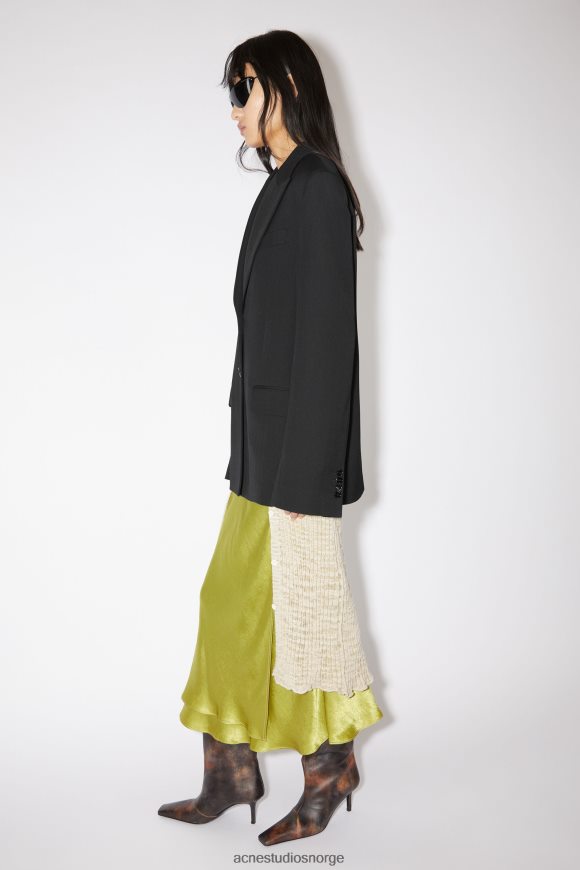 Acne Studios dressjakke med normal passform N2PP4F130 klær svart