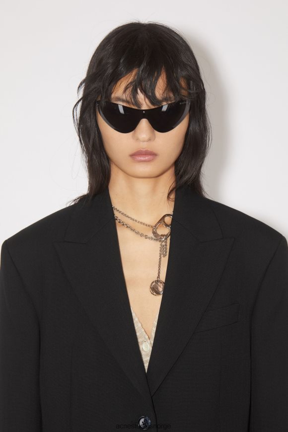 Acne Studios dressjakke med normal passform N2PP4F130 klær svart