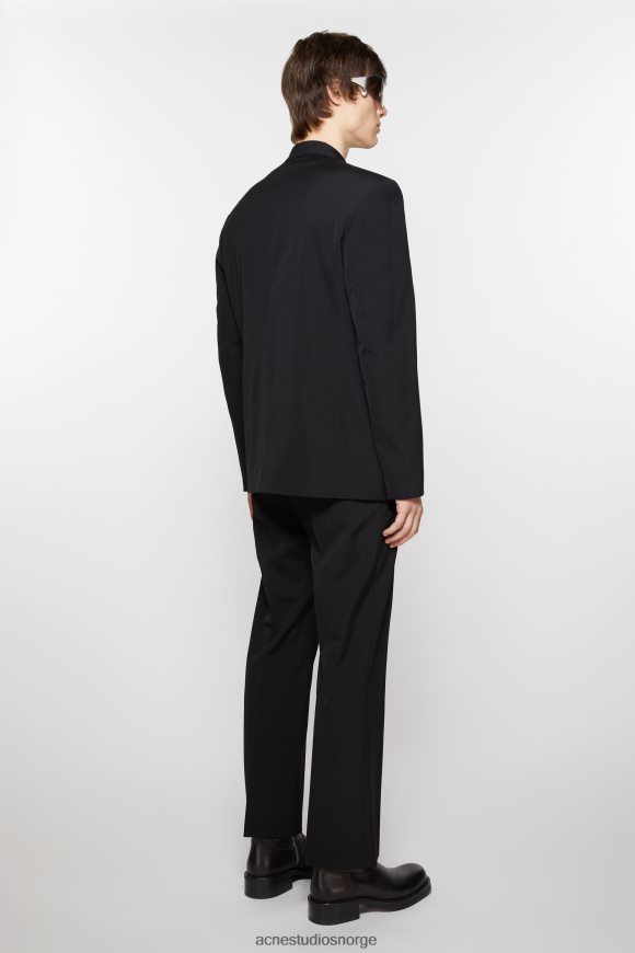 Acne Studios dressjakke med normal passform N2PP4F949 klær svart