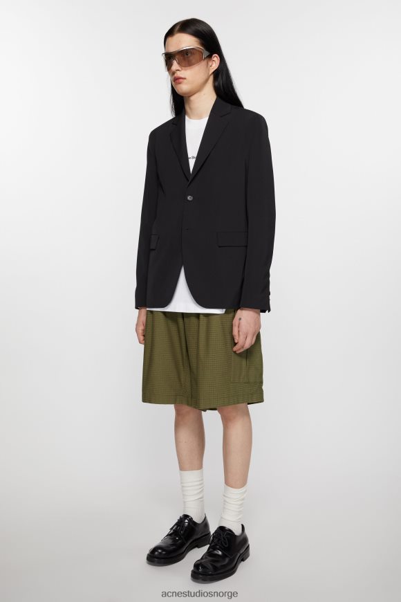 Acne Studios dressjakke med normal passform N2PP4F953 klær svart