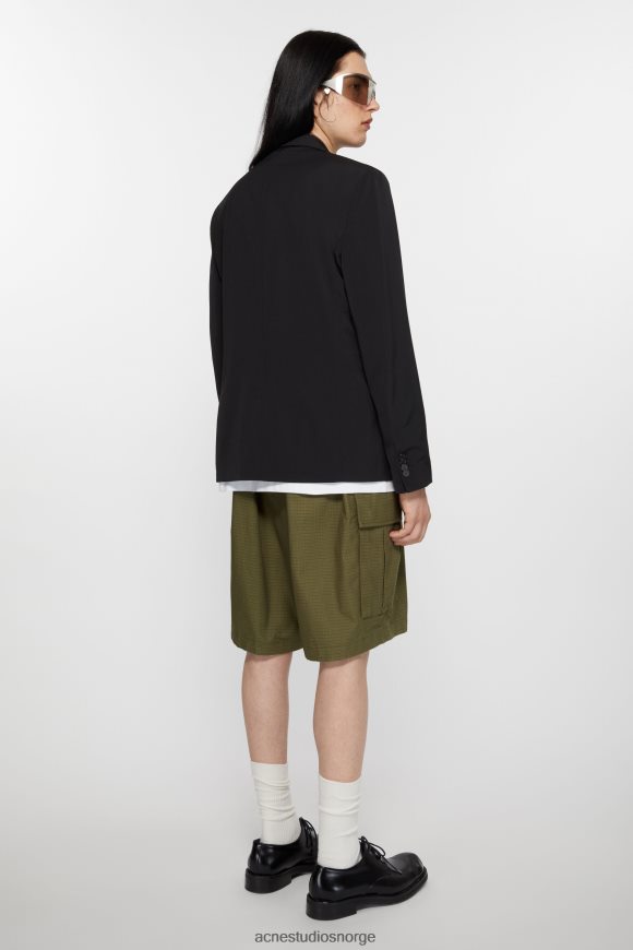 Acne Studios dressjakke med normal passform N2PP4F953 klær svart