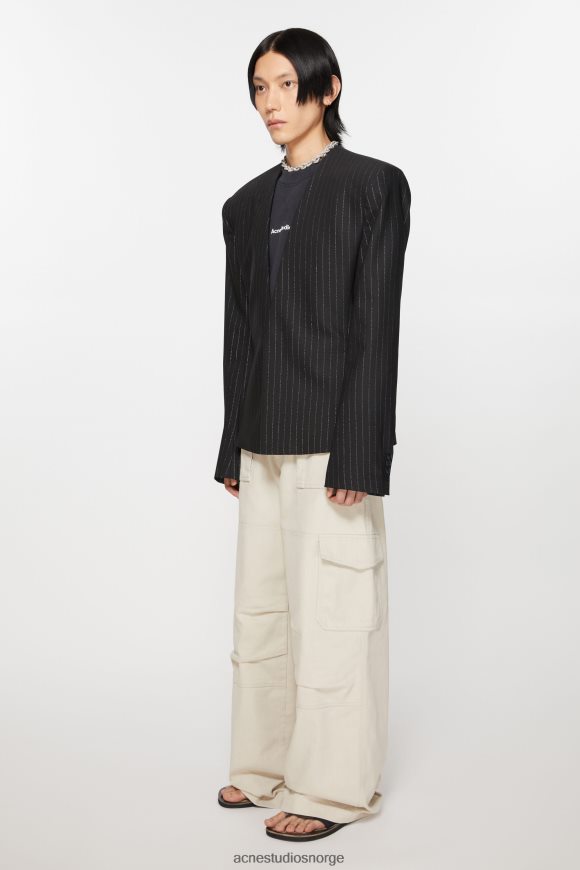 Acne Studios dressjakke med passform N2PP4F951 klær svart