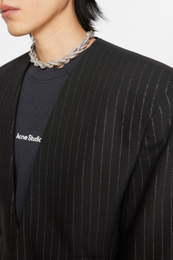 Acne Studios dressjakke med passform N2PP4F951 klær svart