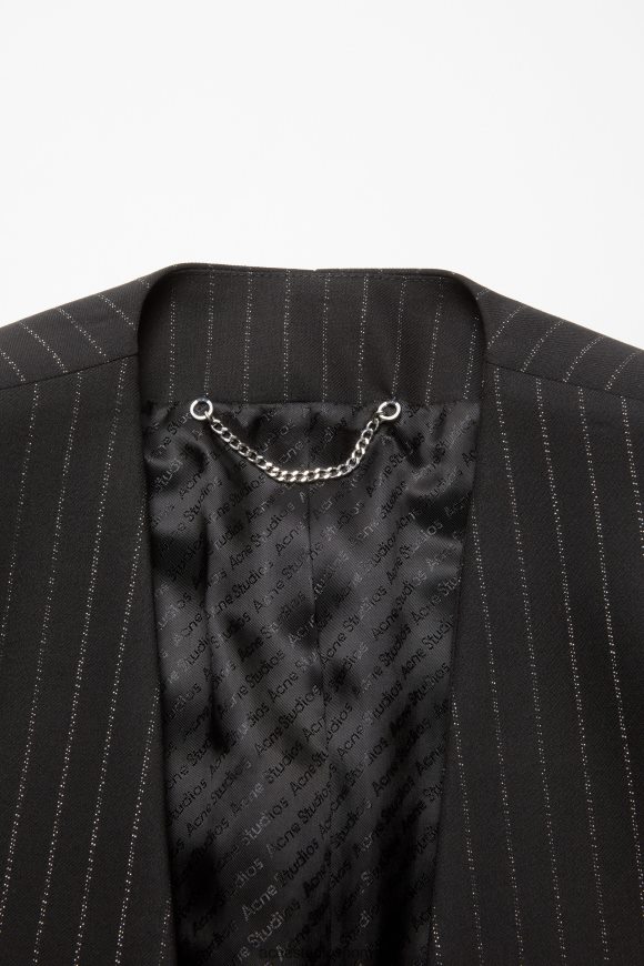 Acne Studios dressjakke med passform N2PP4F951 klær svart