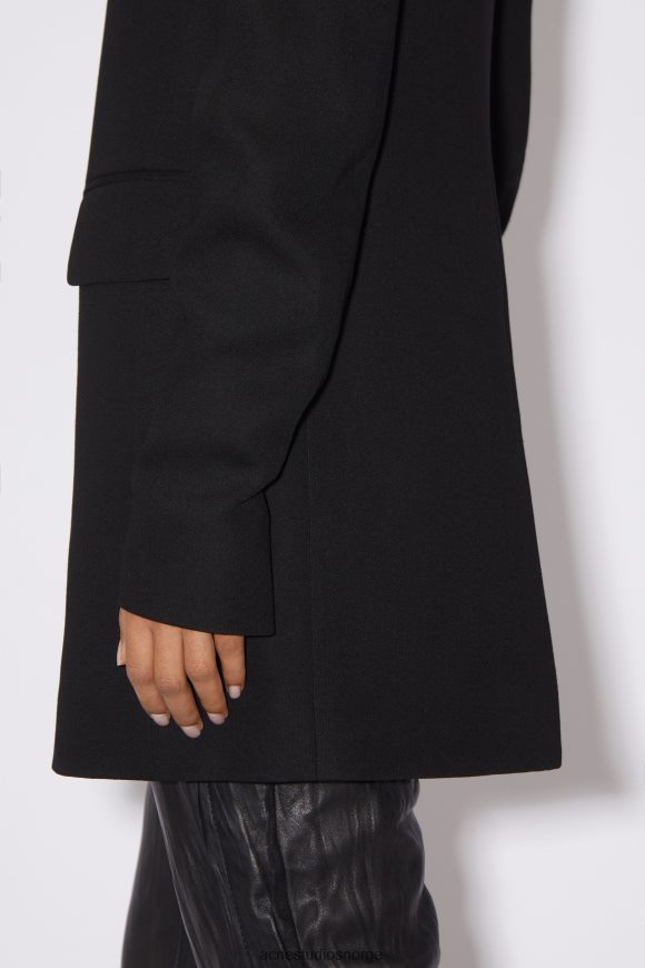 Acne Studios figursydd dressjakke N2PP4F132 klær svart