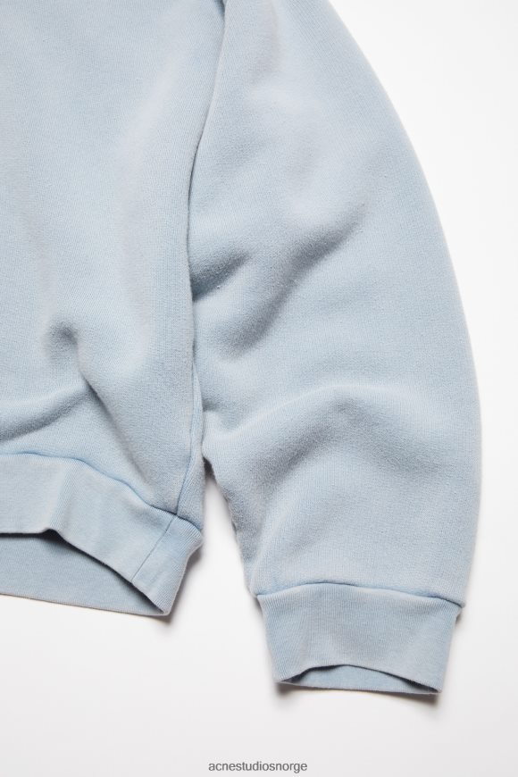 Acne Studios genser med rund hals N2PP4F374 klær gammel blå