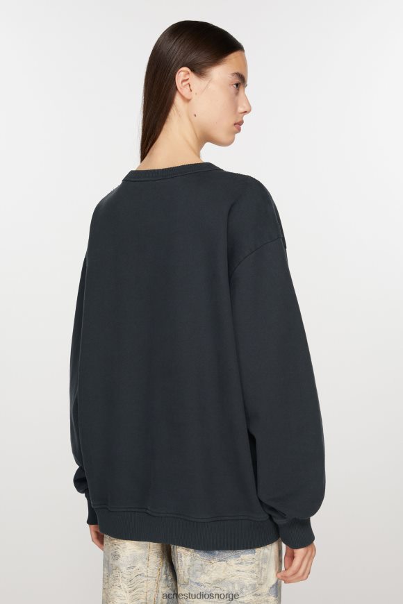 Acne Studios genser med stempellogo N2PP4F149 klær svart