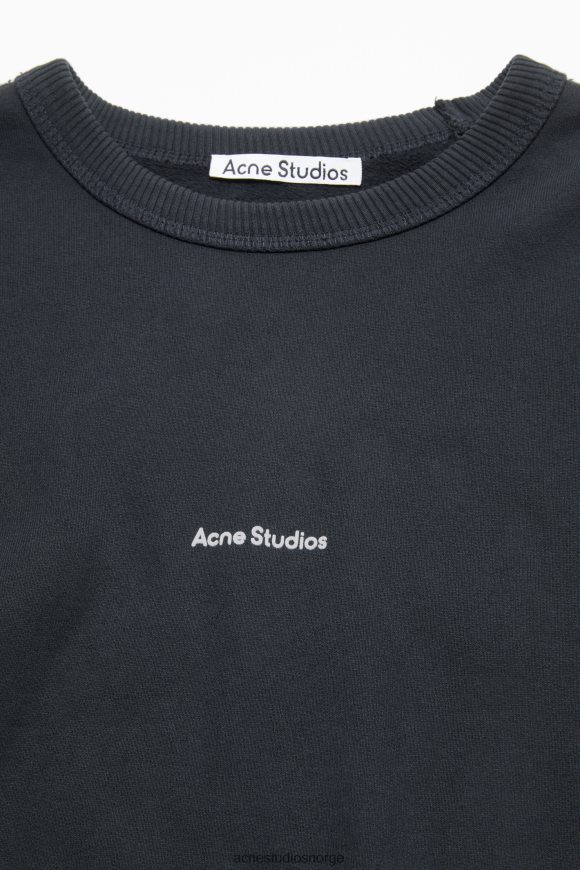 Acne Studios genser med stempellogo N2PP4F149 klær svart