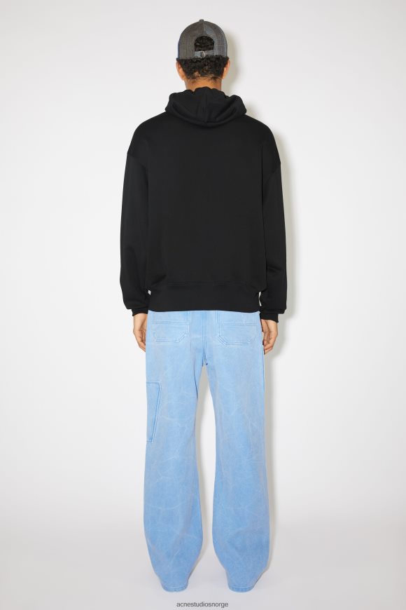 Acne Studios hette genser med glidelås unisex N2PP4F976 klær svart
