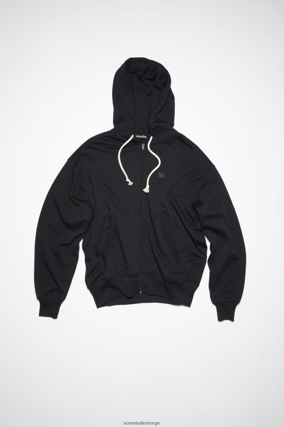 Acne Studios hette genser med glidelås unisex N2PP4F976 klær svart