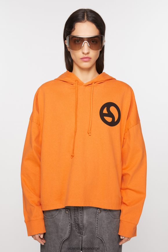 Acne Studios hettegenser N2PP4F144 klær skarp oransje