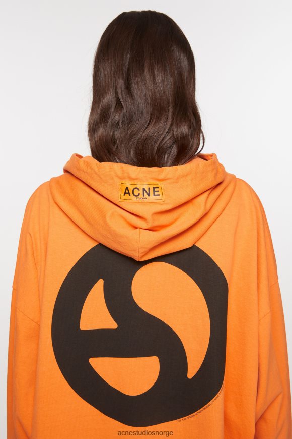 Acne Studios hettegenser N2PP4F144 klær skarp oransje