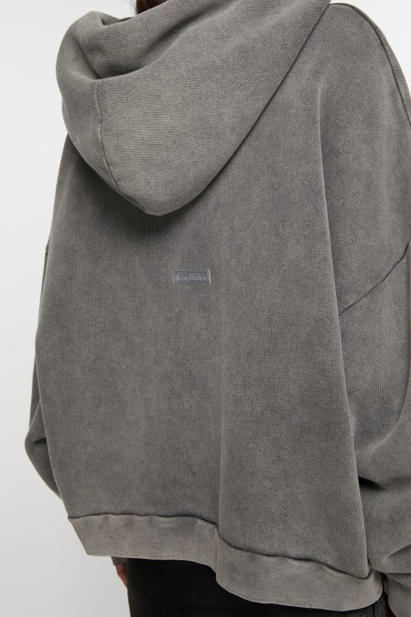 Acne Studios hettegenser N2PP4F146 klær bleknet svart