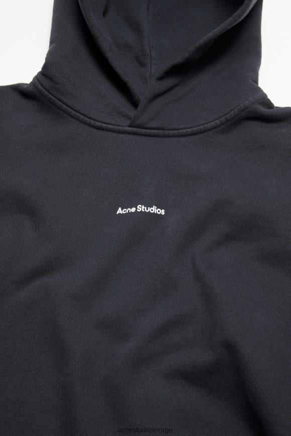 Acne Studios hettegenser med logo N2PP4F148 klær svart