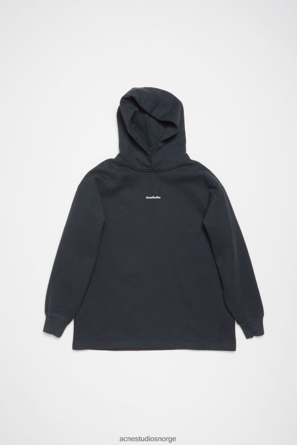 Acne Studios hettegenser med logo N2PP4F148 klær svart