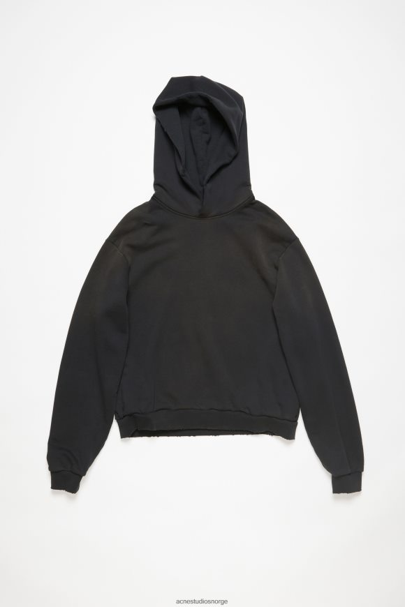 Acne Studios hettegenser med logo N2PP4F960 klær svart