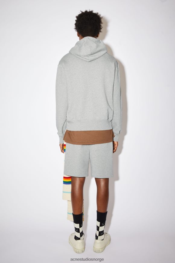 Acne Studios hettegenser - normal passform unisex N2PP4F1192 klær lys grå melange