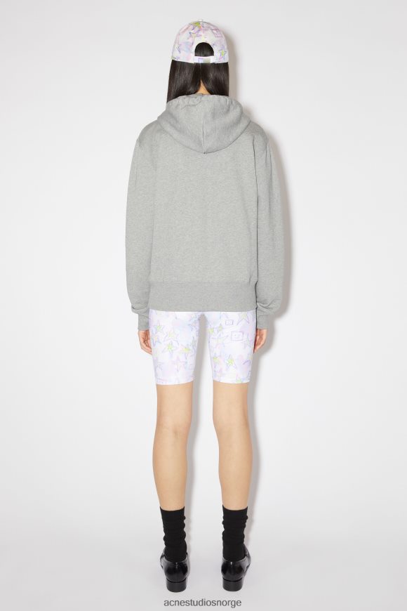 Acne Studios hettegenser - normal passform unisex N2PP4F151 klær lys grå melange