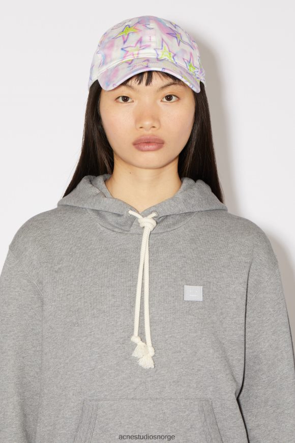 Acne Studios hettegenser - normal passform unisex N2PP4F151 klær lys grå melange