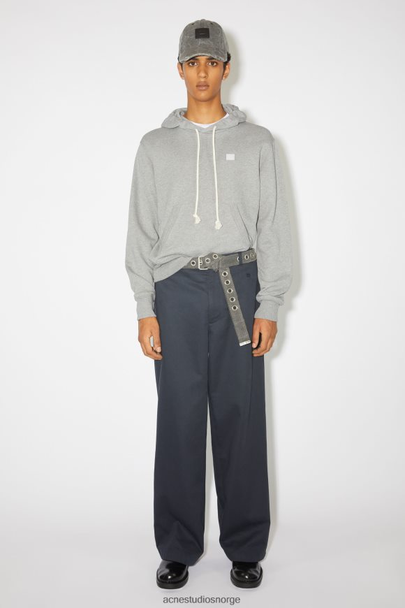 Acne Studios hettegenser - normal passform unisex N2PP4F983 klær lys grå melange