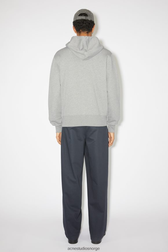 Acne Studios hettegenser - normal passform unisex N2PP4F983 klær lys grå melange
