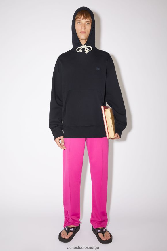 Acne Studios hettegenser - oversized passform unisex N2PP4F1180 klær svart