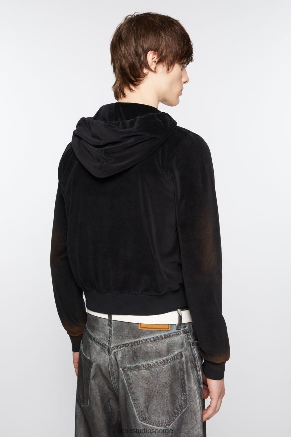 Acne Studios hettegenser - tilpasset passform N2PP4F963 klær svart