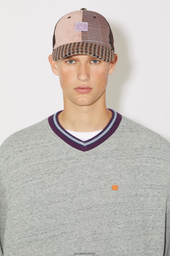 Acne Studios unisex genser med avslappet passform N2PP4F974 klær marmorgrå melange