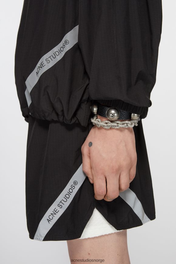 Acne Studios ripstop jakke N2PP4F885 klær svart