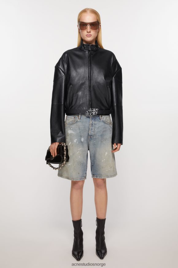 Acne Studios skinnjakke N2PP4F14 klær svart