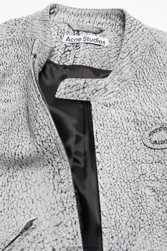 Acne Studios skinnjakke N2PP4F38 klær grå/svart
