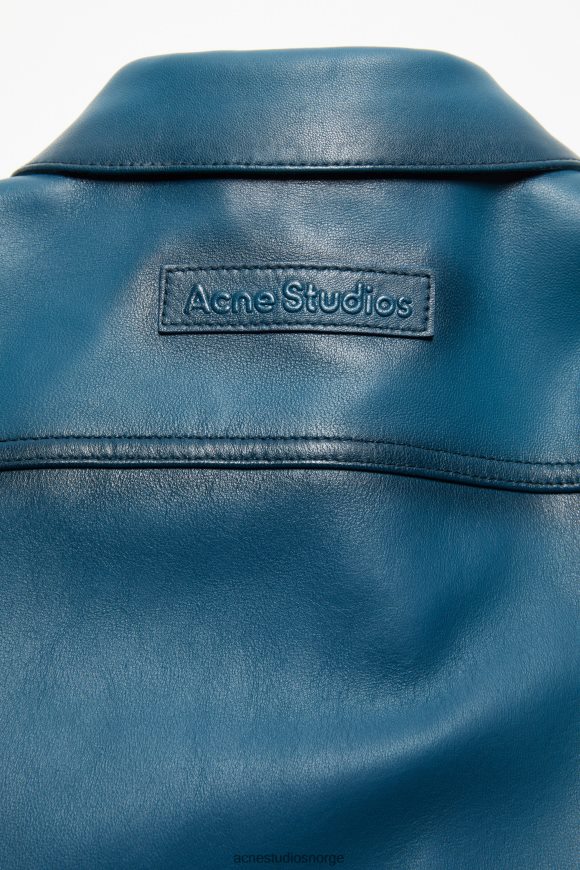 Acne Studios skinnjakke N2PP4F39 klær blå