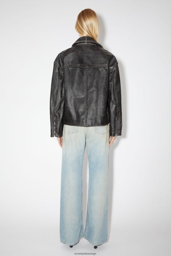 Acne Studios skinnjakke N2PP4F61 klær svart