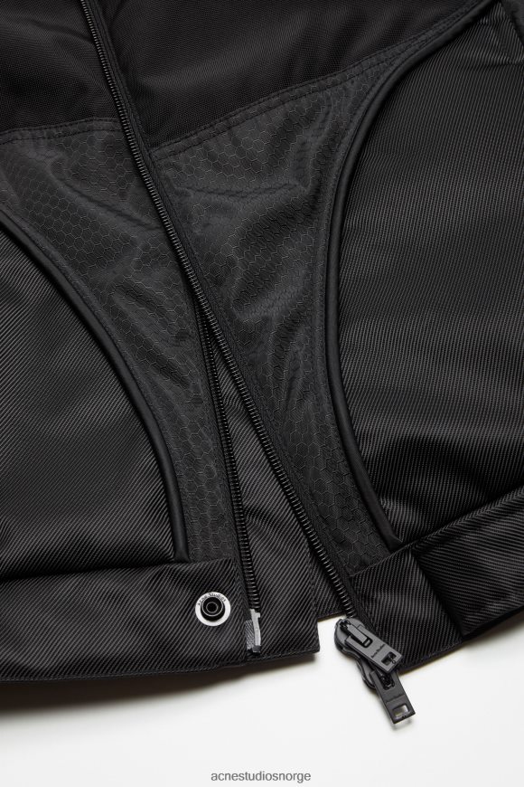 Acne Studios vattert jakke N2PP4F888 klær svart